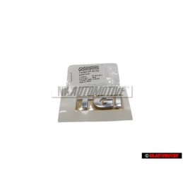 VW Original TGI Trasero Rotulo Insignia Emblema Cromo - 1T0853675AK2ZZ