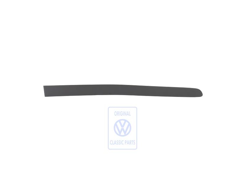 VW Original Moldura Protectora Para Puerta Negro Satinado - 1T0853754B 9B9