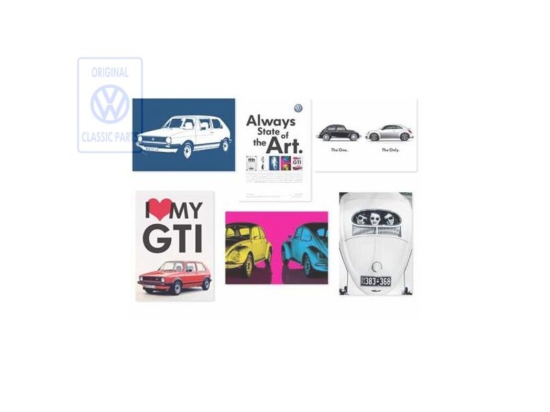 VW Original Tarjeta Postal - 211087703A