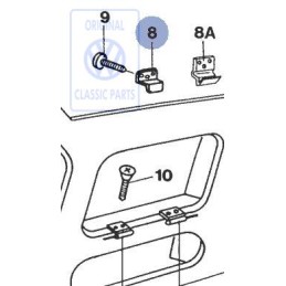 VW Original Chapa Terminal - 231067158B