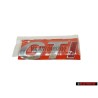 VW Original GTI Trasero Rotulo Insignia Emblema Cromo Rojo - 377853687CK