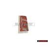 VW Original GTI Trasero Rotulo Insignia Emblema Cromo Rojo - 377853687CK