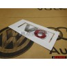 VW Original V6 Trasero Rotulo Insignia Emblema Cromo Rojo - 1J0853675H GQF
