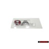 VW Original V6 Trasero Rotulo Insignia Emblema Cromo Rojo - 1J0853675H GQF