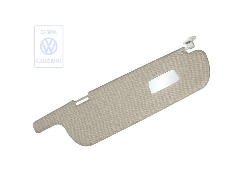 VW Original Parasol Con Espejo Gris Beige - 255857552A 2AW