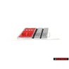 Audi Original S4 Trasero Rotulo Insignia Emblema Cromo Rojo - 8D0853737B 2ZZ