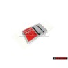 Audi Original S4 Trasero Rotulo Insignia Emblema Cromo Rojo - 8D0853737B 2ZZ