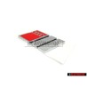 Audi Original S4 Trasero Rotulo Insignia Emblema Cromo Rojo - 8D0853737B 2ZZ