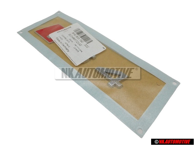 Audi Original RS4 Trasero Rotulo Insignia Emblema Cromo Rojo - 8H0853740 2ZZ