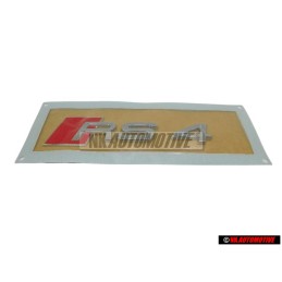 Audi Original RS4 Trasero Rotulo Insignia Emblema Cromo Rojo - 8H0853740 2ZZ