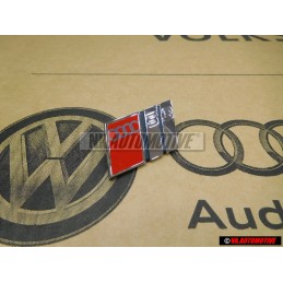 Audi Original S3 Frente Rotulo Insignia Emblema Cromo Rojo - 8L7853736 2ZZ