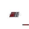 Audi Original S3 Frente Rotulo Insignia Emblema Cromo Rojo - 8L7853736 2ZZ