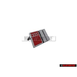 Audi Original S3 Frente Rotulo Insignia Emblema Cromo Rojo - 8L7853736 2ZZ
