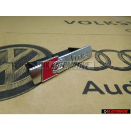 Audi Original S-LINE Frente Rotulo Insignia Emblema Cromo Rojo - 8P4853736A 2ZZ
