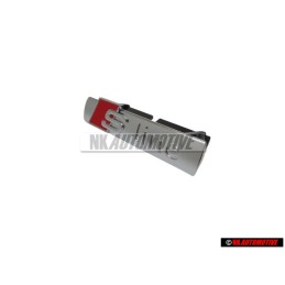 Audi Original S-LINE Frente Rotulo Insignia Emblema Cromo Rojo - 8P4853736A 2ZZ