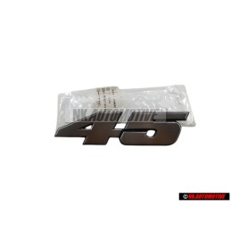 VW Original 45 Frente Rotulo Insignia Emblema Plata Cepillada - 291853687AHBBJ