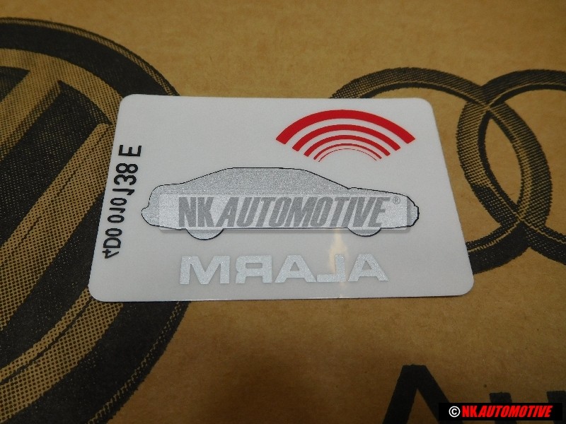 Audi Original Adhesivo 'Alarm' - 443010026H