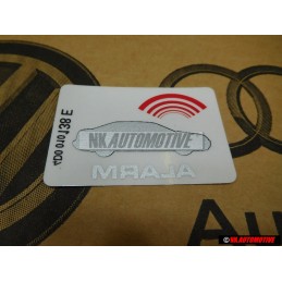 Audi Original Adhesivo 'Alarm' - 443010026F