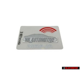 Audi Original Adhesivo 'Alarm' - 443010026F