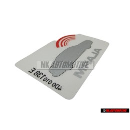 Audi Original Adhesivo 'Alarm' - 443010026F