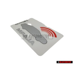 Audi Original Adhesivo 'Alarm' - 443010026F