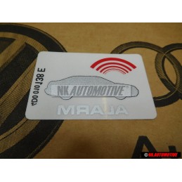 Audi Original Adhesivo 'Alarm' - 443010026J