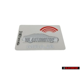 Audi Original Adhesivo 'Alarm' - 443010026J