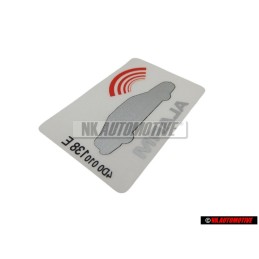 Audi Original Adhesivo 'Alarm' - 443010026J