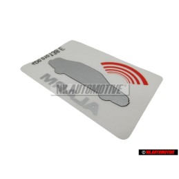 Audi Original Adhesivo 'Alarm' - 443010026J