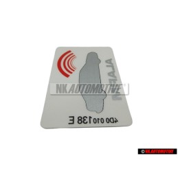 Audi Original Adhesivo 'Alarm' - 443010026J