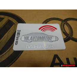 Audi Original Adhesivo 'Alarm' - 443010026G