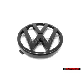 VW Original Frente Simbolo Insignia Emblema Negro - 165853601A