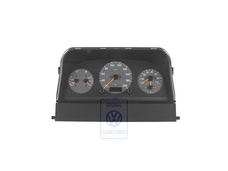 VW Original Cuadro De Instrumentos Negro Satinado - 2D0919860A 01C
