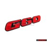 VW Original G60 Frente Rotulo Insignia Emblema Rojo - 535853679 QS2