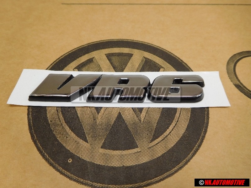 VW Original VR6 Trasero Rotulo Insignia Emblema Cromo - 3A0853675