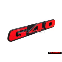 VW Original G40 Frente Rotulo Insignia Emblema Rojo - 871853679D