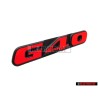 VW Original G40 Frente Rotulo Insignia Emblema Rojo - 871853679D