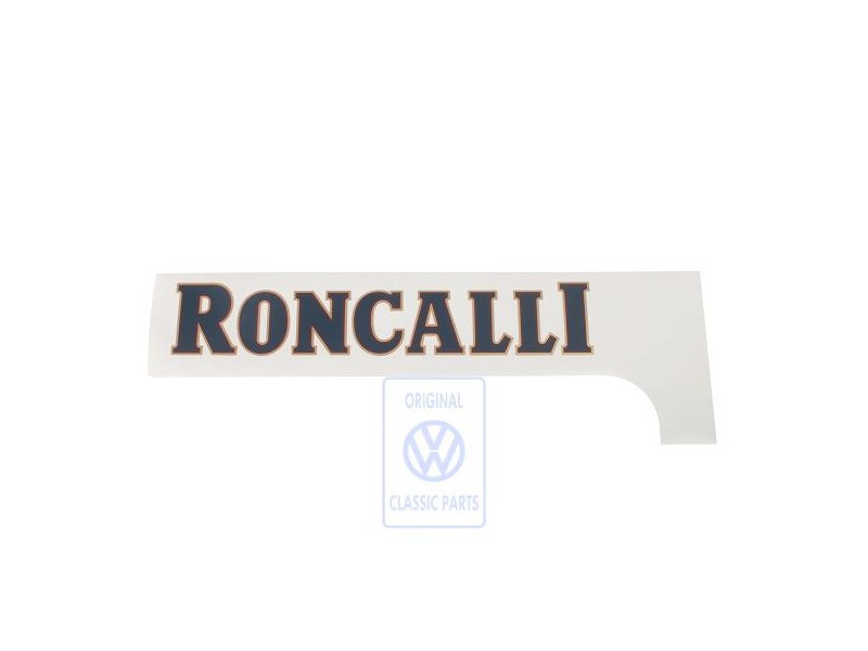 VW Original Rotulo Autoadhesivo Azul/Rojo/Dorado - 2K5853685 WL4
