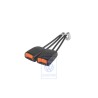VW Original Cierre De Cinturon Doble - 321857739D