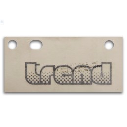VW Original Rotulo Autoadhesivo Negro Satinado - 323853750C 4AT