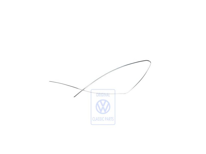VW Original Moldura Embellec.Cristal Later Cromo - 331853348B 7ZN