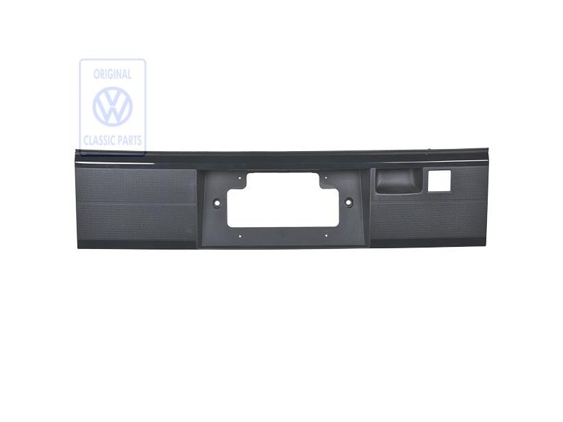 VW Original Recubrim. P. Placa Matricula Negro Satinado - 333853481A 01C