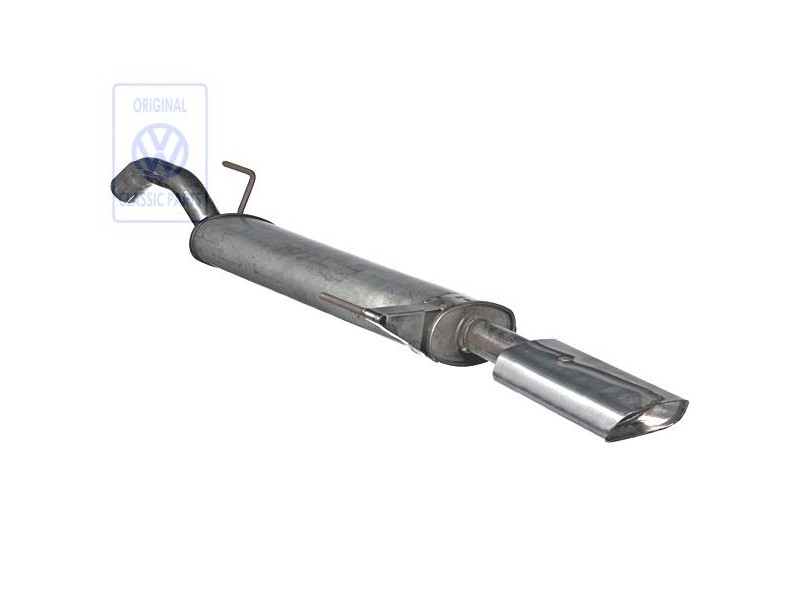 VW Original Silenciador Final - 357253601