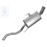 VW Original Silenciador Final - 357253609E