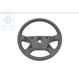 VW Original Volante Direccion (Cuero) Negro - 357419091G 1BX
