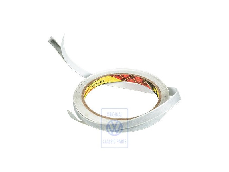 VW Original Cintas Adorno Gris Plata Metalizado - 357807401 7ZH