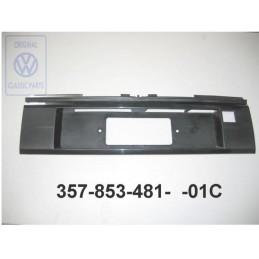 VW Original Recubrim. P. Placa Matricula Negro Satinado - 357853481 01C