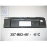 VW Original Recubrim. P. Placa Matricula Negro Satinado - 357853481 01C