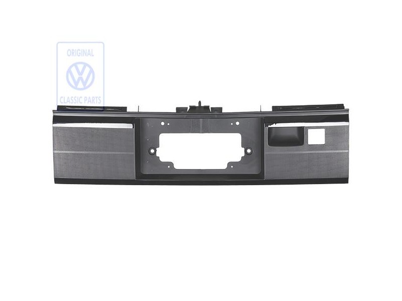 VW Original Recubrim. P. Placa Matricula Negro Satinado - 357853481A 01C