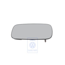 VW Original Cristal Espejo (Plano) Con Placa Soporte - 357857521E